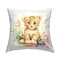 Baby Cheetah Cub Decorative Printed Throw Pillow Design by Andrea Haase, 18 x 7 x 18